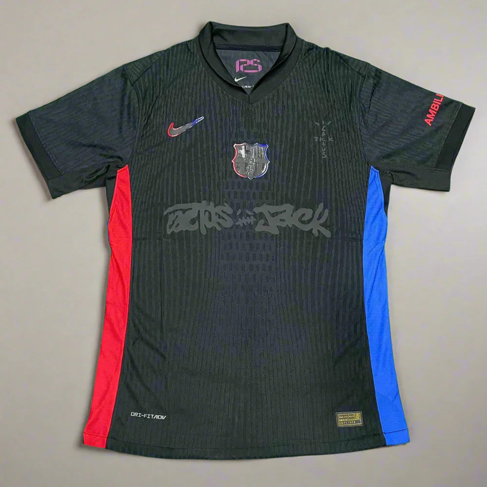 FC Barcelona x Travis Scott Silver Edition Away 2024/25 Jersey