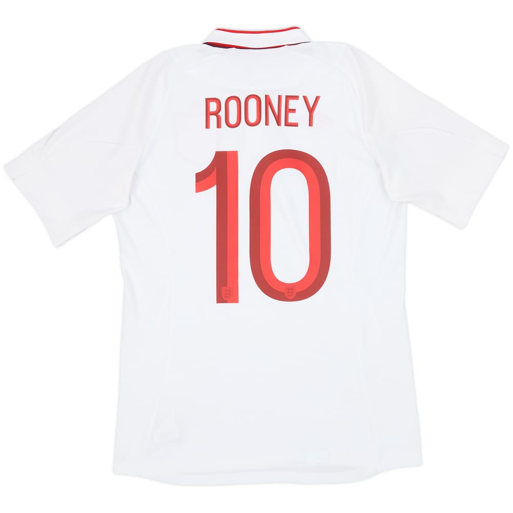 England Home Shirt Rooney #10 2012-13 - Image 3