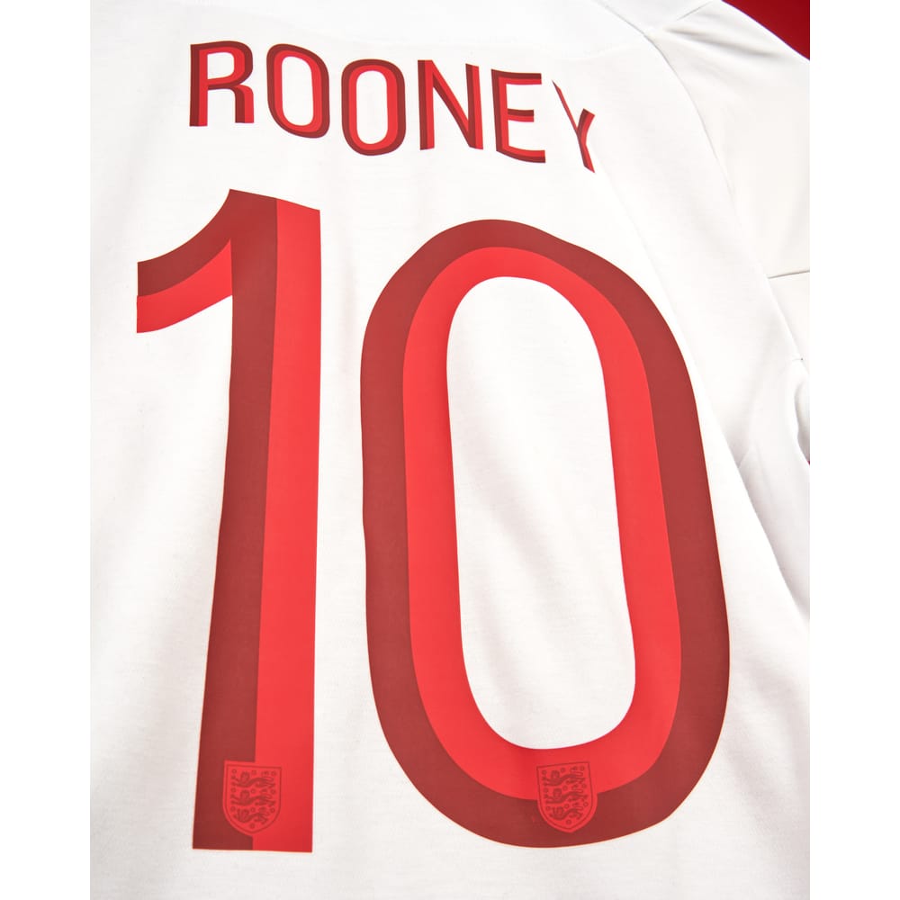 England Home Shirt Rooney #10 2012-13 - Image 10