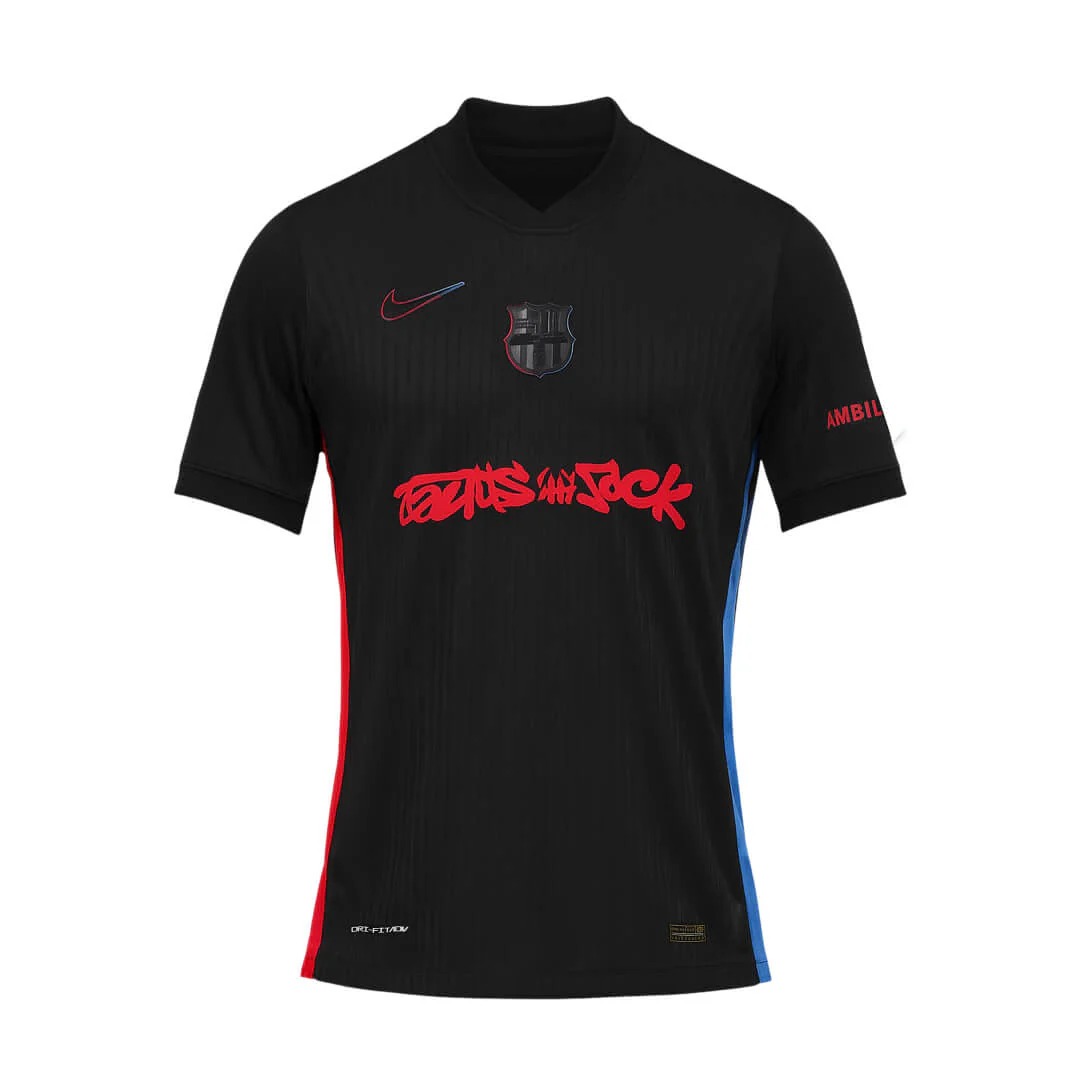 FC Barcelona x Travis Scott – Red Edition Away 2024/25 Jersey